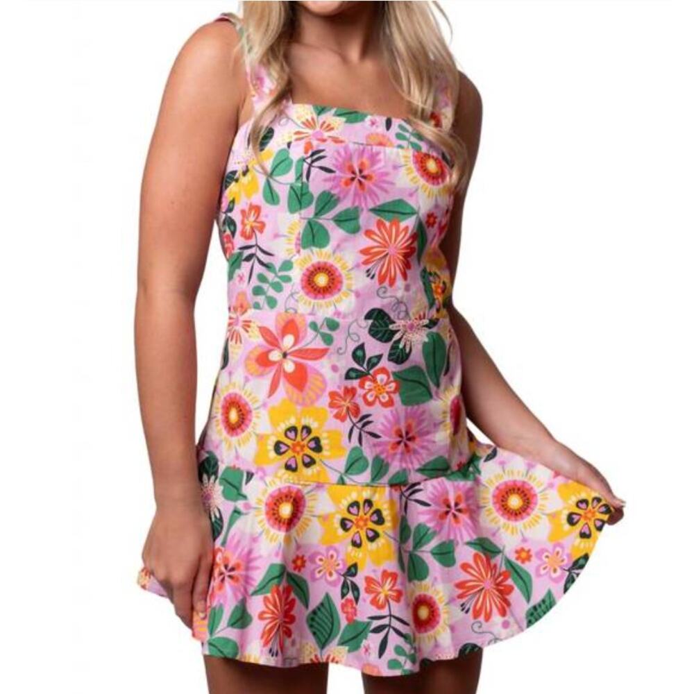 SINCERELY OURS Floral Pop Mini Dress Size XS